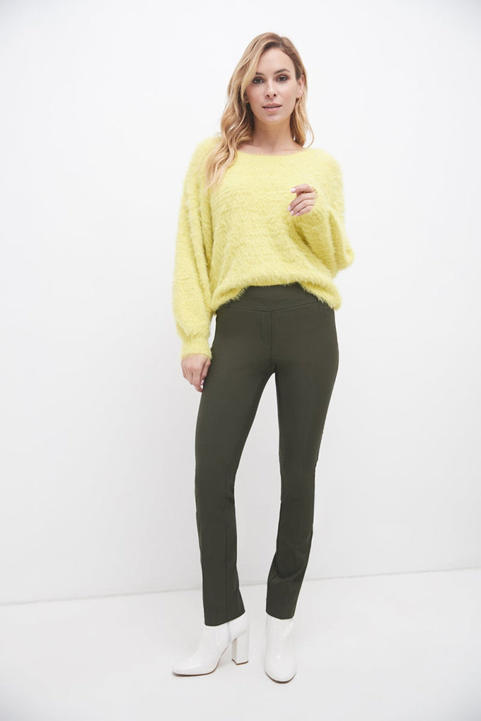 rekucci Slimming classic pants olive