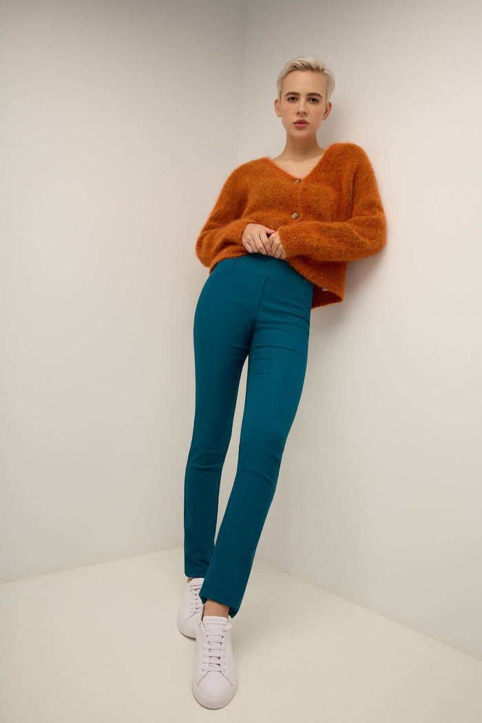 rekucci Slimming classic pants teal