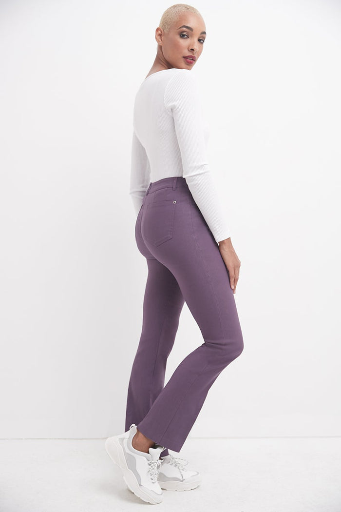 Rekucci Stretch 5 Pocket Straight Leg Pants Mauve