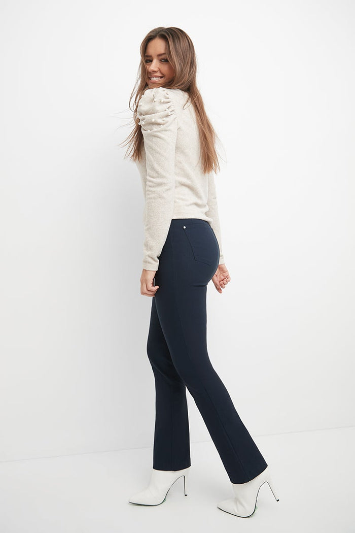 Rekucci Stretch 5 Pocket Straight Leg Pants Navy