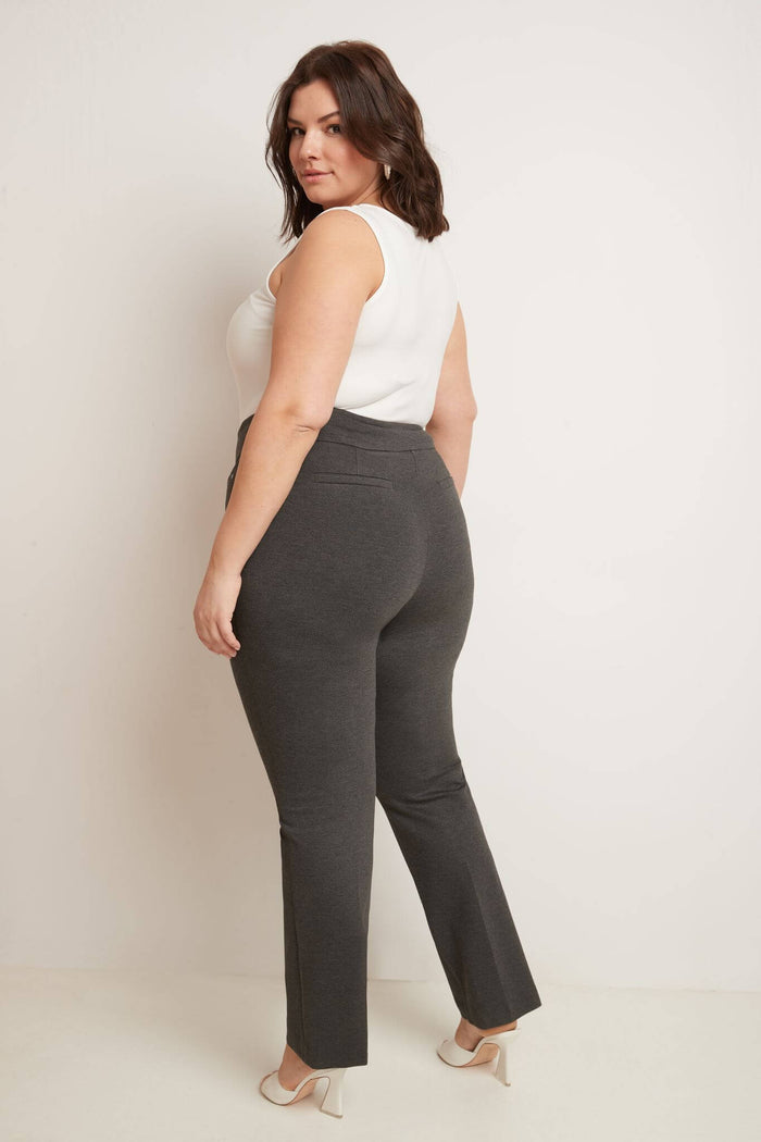 Rekucci Secret Figure Curvy Tummy Control Pants Dk-charcoal