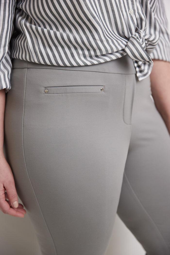 rekucci Secret Figure Curvy Tummy Control Pants silver