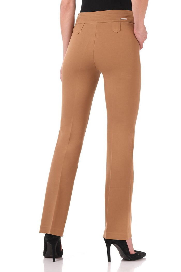 Rekucci Secret Figure Pull-on Bootcut Pants With Tummy Control Caramel