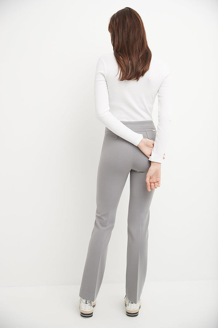 Rekucci Secret Figure Pull-on Bootcut Pants With Tummy Control Silver