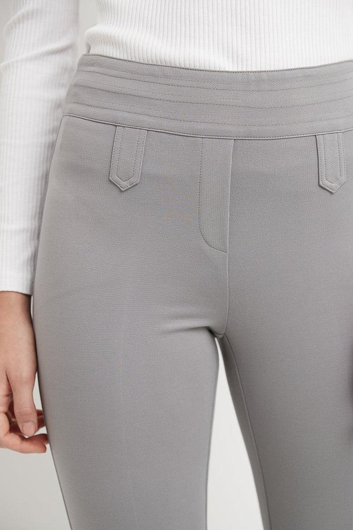 rekucci Secret Figure Pull-on Bootcut Pants with Tummy Control silver