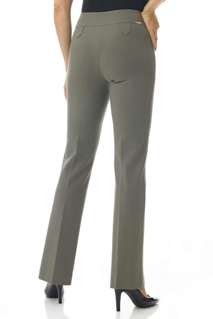 Rekucci Secret Figure Pull-on Bootcut Pants With Tummy Control Taupe