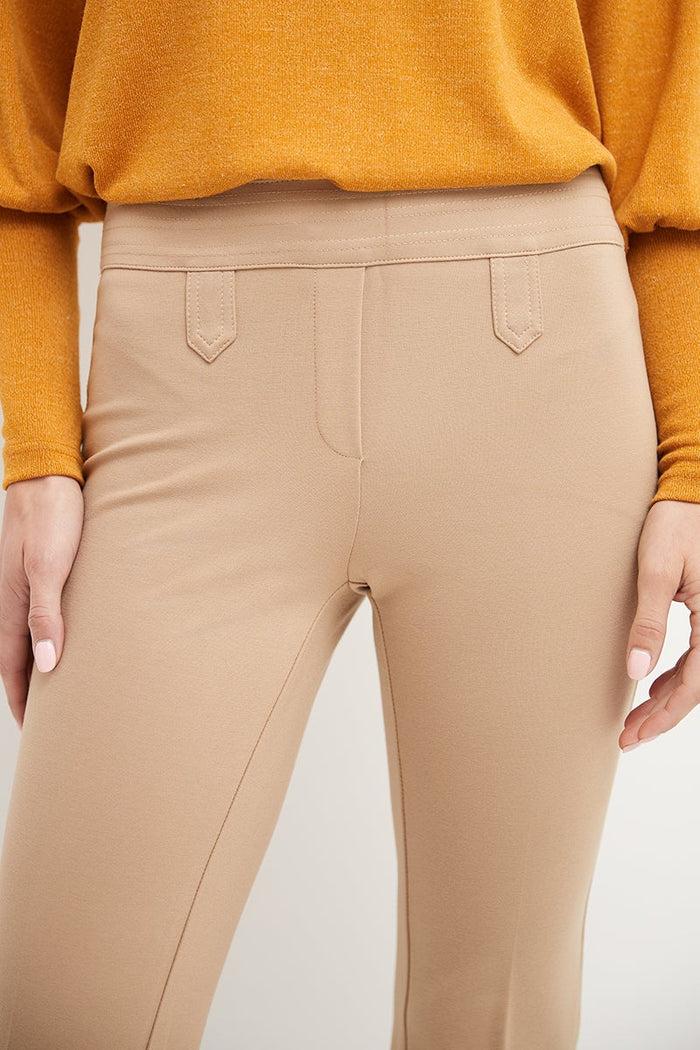 Rekucci Secret Figure Pull-on Bootcut Pants With Tummy Control Camel