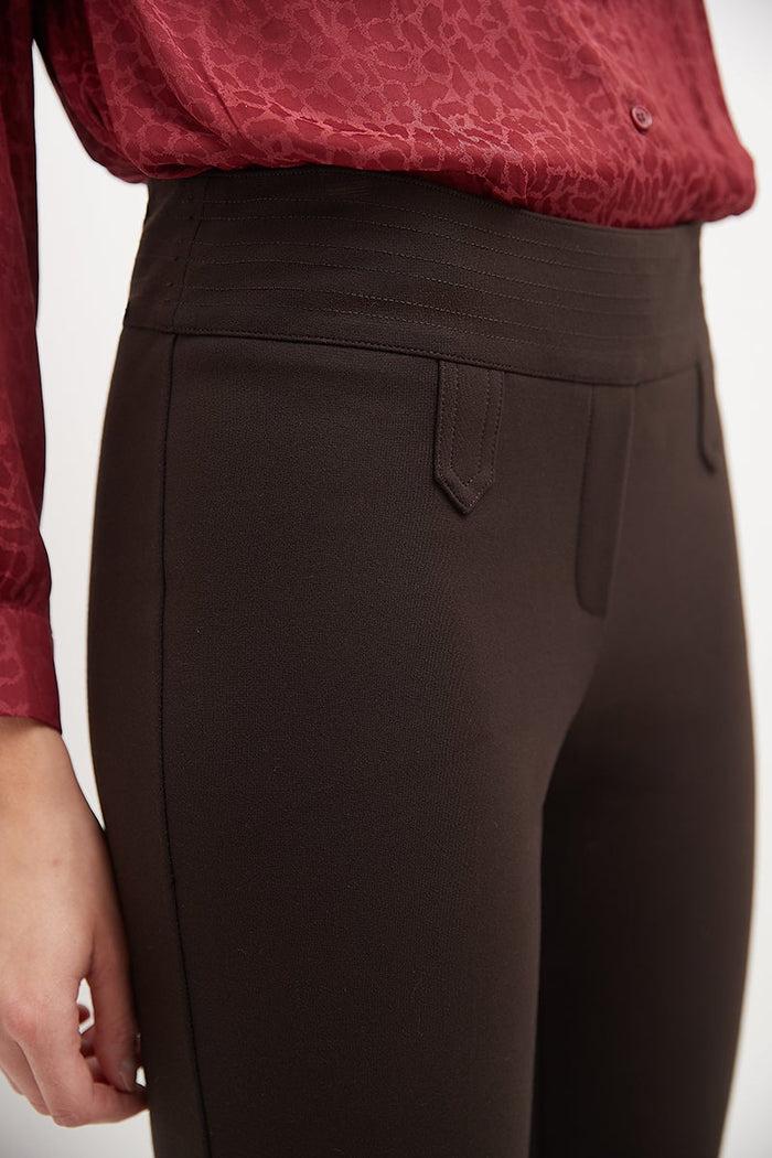 Rekucci Secret Figure Pull-on Bootcut Pants With Tummy Control Brown