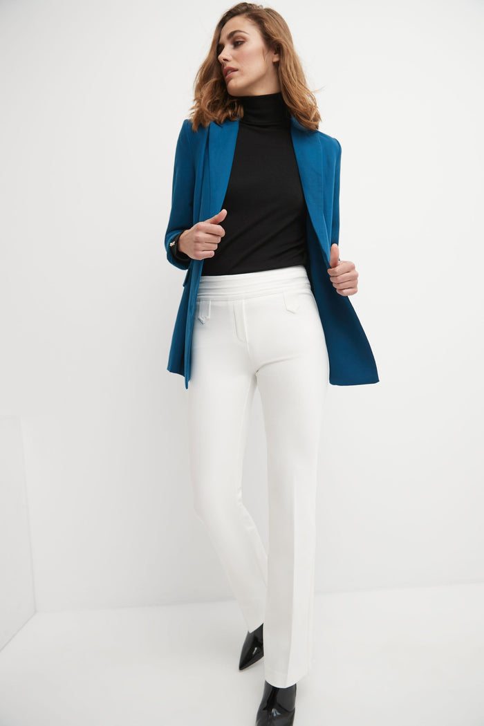 Rekucci Secret Figure Pull-on Bootcut Pants With Tummy Control Off-white