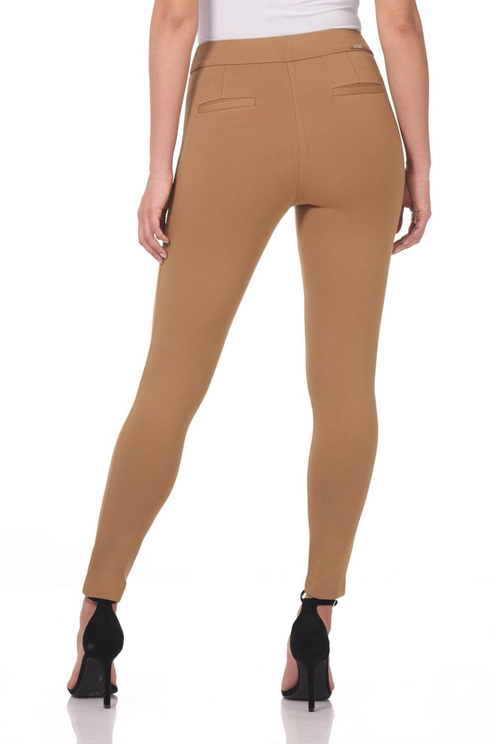 Rekucci Secret Figure Pull-on Knit Pants With A Skinny Silhouette Caramel