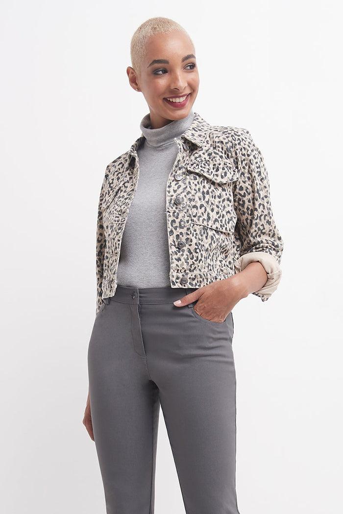 Rekucci Stretch 5 Pocket Straight Leg Pants Graphite