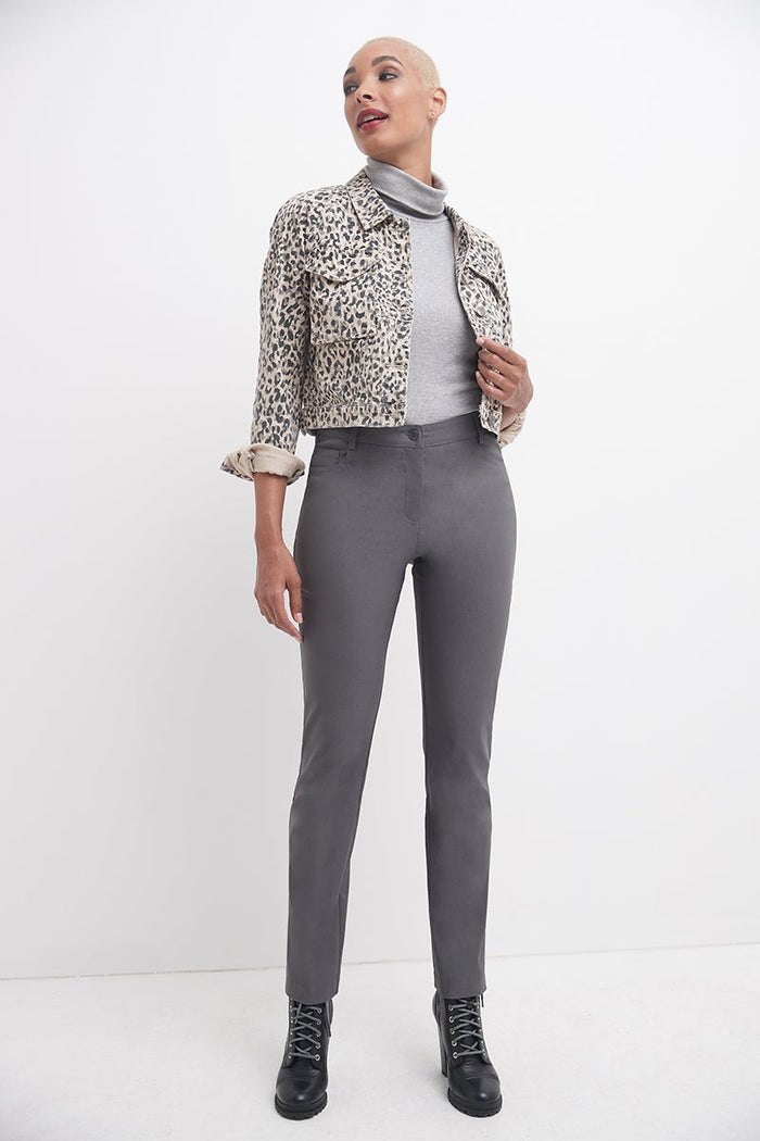 rekucci Stretch 5 pocket straight leg pants graphite