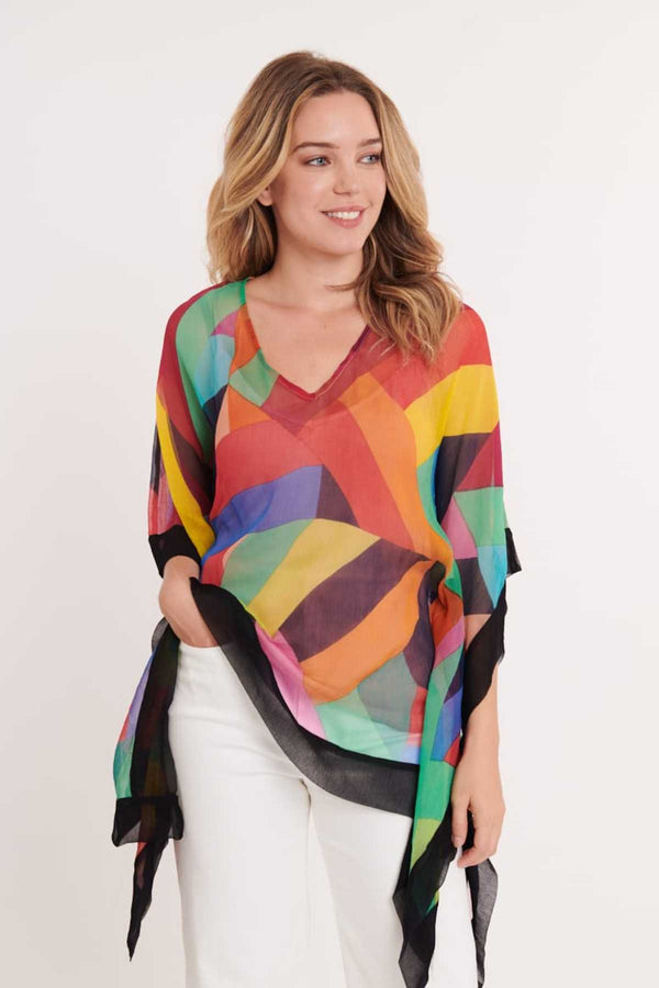 rene derhy Blouse imprimée en mousseline EVANGELINE