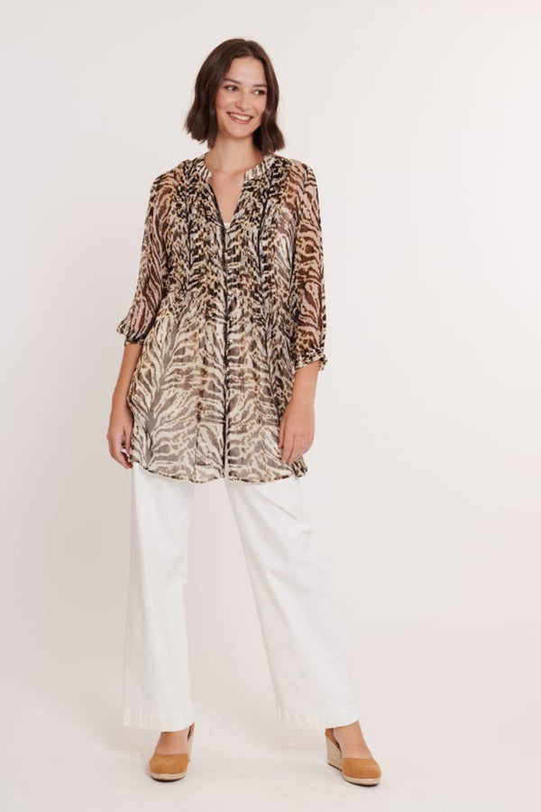 Rene Derhy Blouse Imprimée En Voile De Viscose ENAYA
