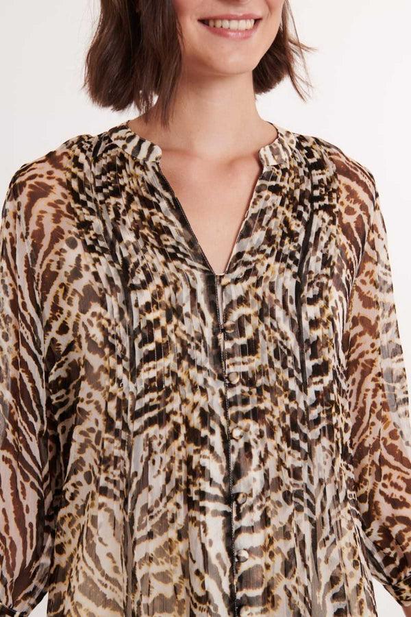 Rene Derhy Blouse Imprimée En Voile De Viscose ENAYA