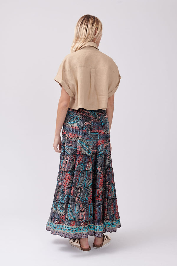 Rene Derhy Chemise Courtes Safari Manches Courtes OLYMPE