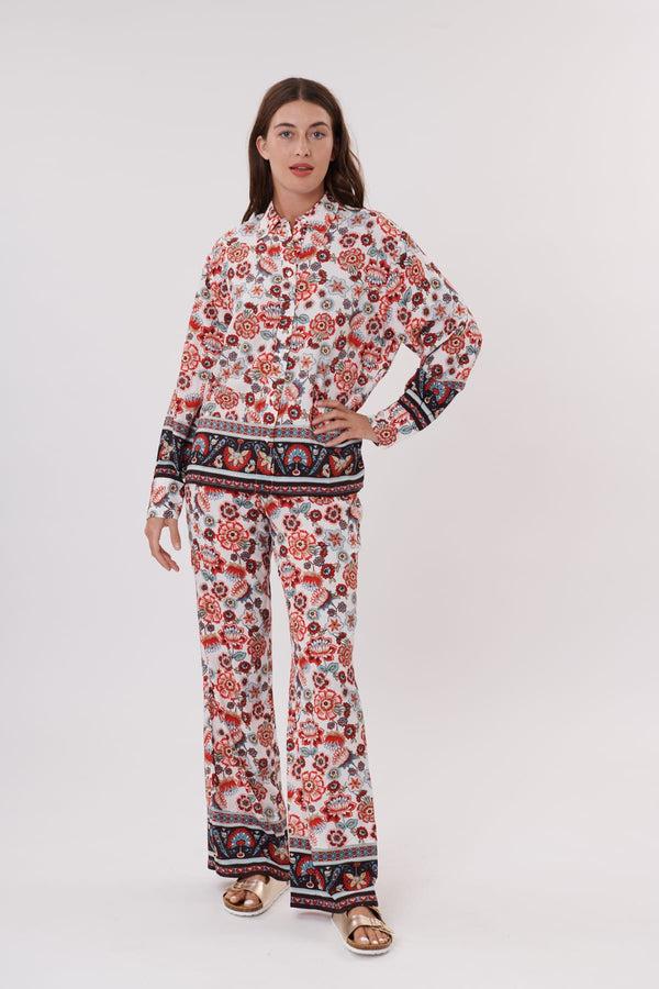 Rene Derhy Chemise Imprimée Manches Longues RIVESALTES