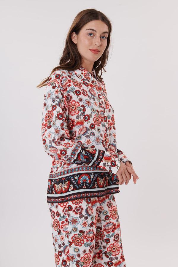 Rene Derhy Chemise Imprimée Manches Longues RIVESALTES