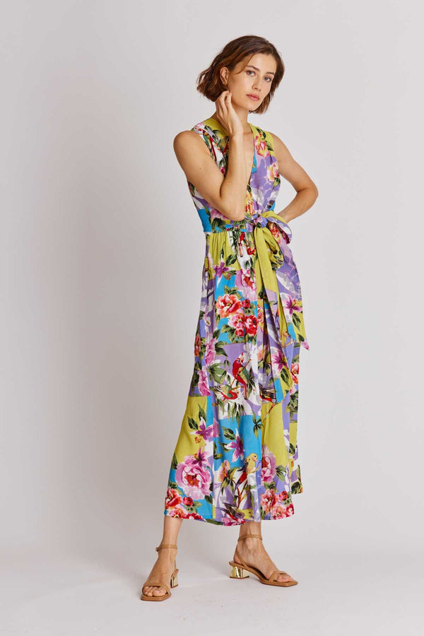 Rene Derhy Combinaison Ample Croisée Imprimée NANCY