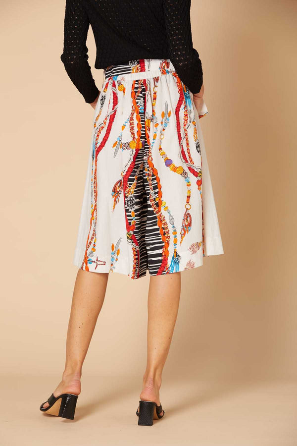 Rene Derhy Jupe Culotte Imprimée En Popeline De Coton HANOI