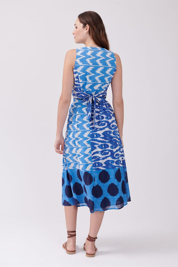 Rene Derhy Jupe Longue Imprimée Plissée à La Taille VAHINA