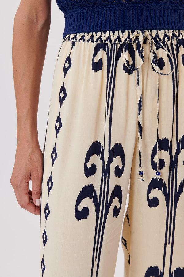 Rene Derhy Pantalon Ample Imprimé Taille Moyenne PALOISE