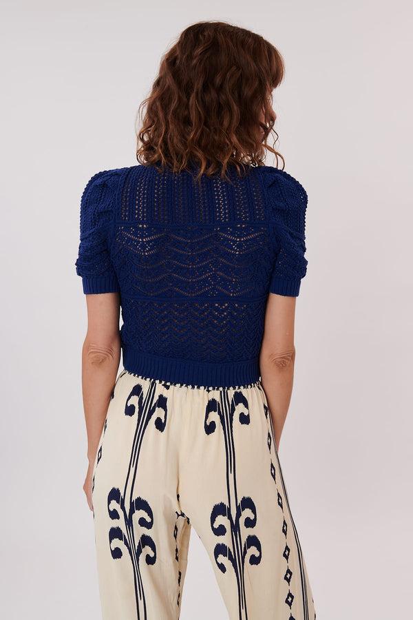 Rene Derhy Pull Court à Manches Courtes En Maille ZACHARIE