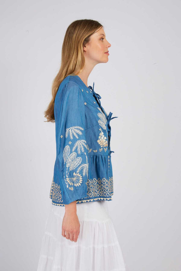 Rene Derhy Blouse Brodée BARBARA