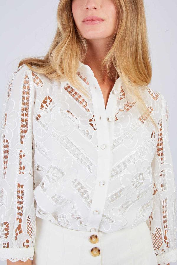 Rene Derhy Blouse En Dentelle Ajourée LIANE