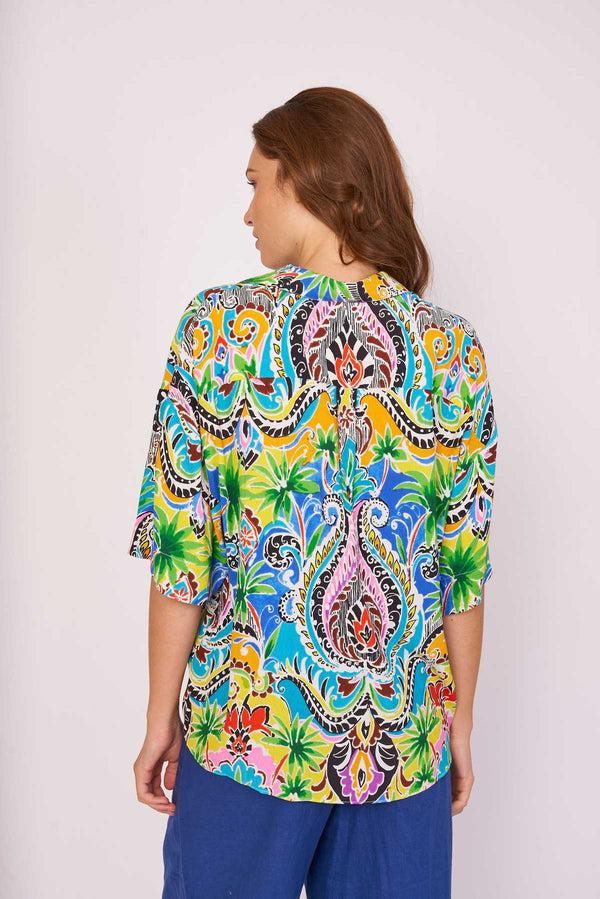 Rene Derhy Blouse Imprimée Cache-cœur ERNESTINE