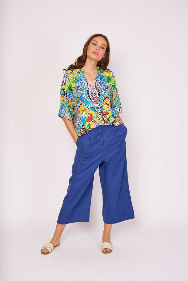 Rene Derhy Blouse Imprimée Cache-cœur ERNESTINE