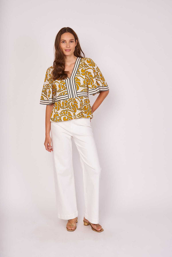 Rene Derhy Blouse Imprimée Coton ELISE