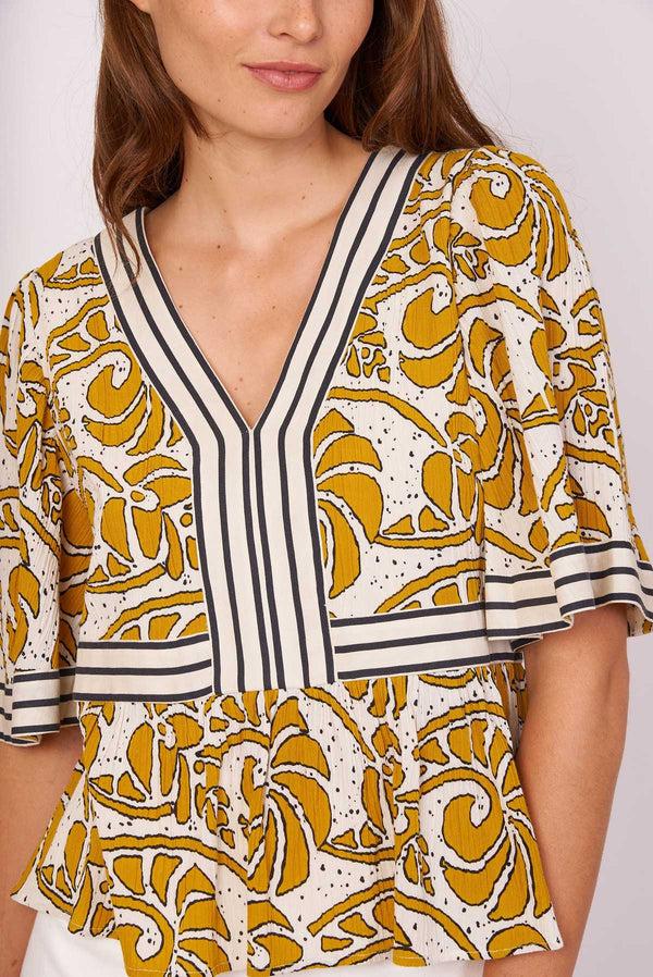 Rene Derhy Blouse Imprimée Coton ELISE