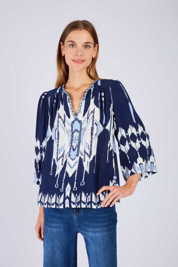 Rene Derhy Blouse Imprimée Manches Longues LUCIANA