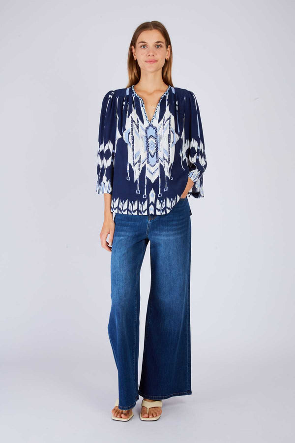 rene derhy Blouse imprimée manches longues LUCIANA