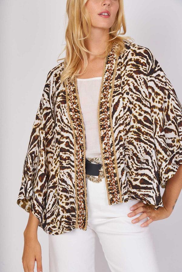 Rene Derhy Blouse Kimono Imprimée ELISEA