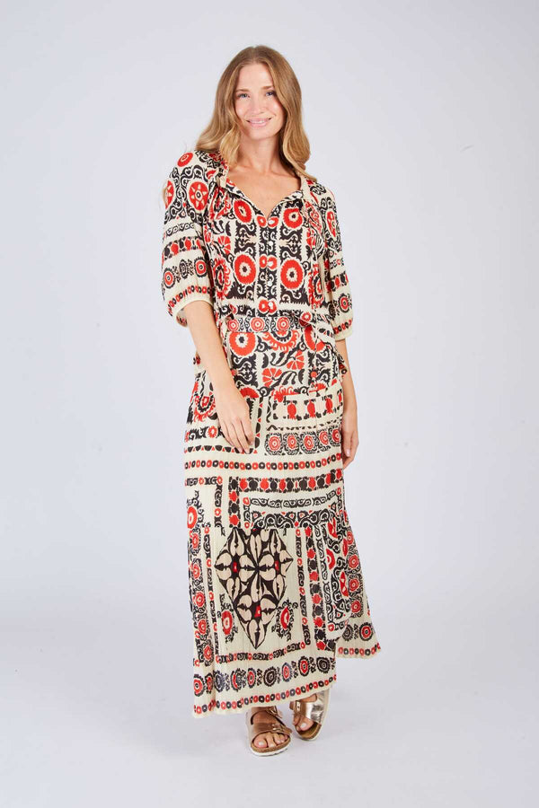 rene derhy Blouse manches 3/4 imprimée LOURINE