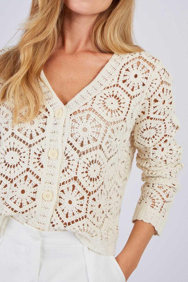 Rene Derhy Cardigan En Crochet FILOU