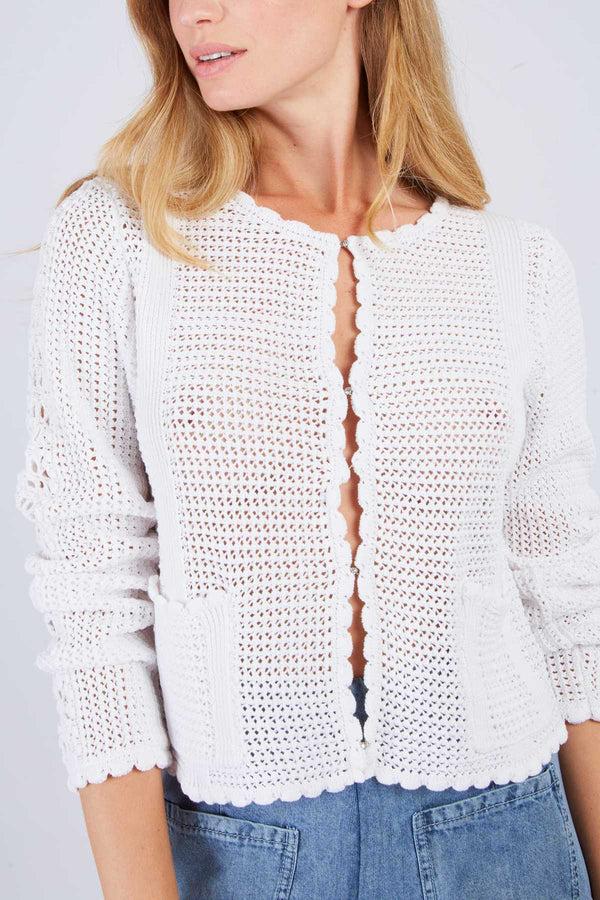 Rene Derhy Cardigan En Maille Ajourée FONTENAY