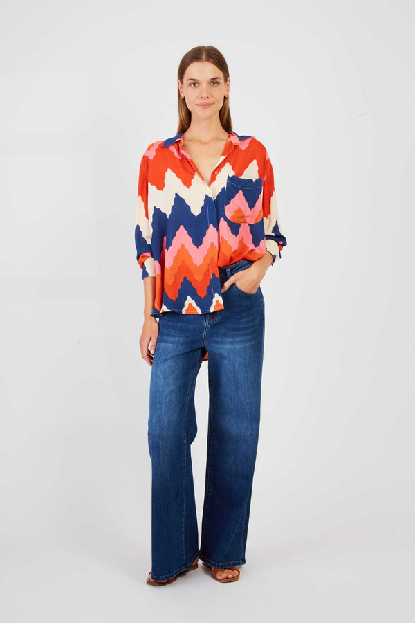 rene derhy Chemise imprimée LOUISE