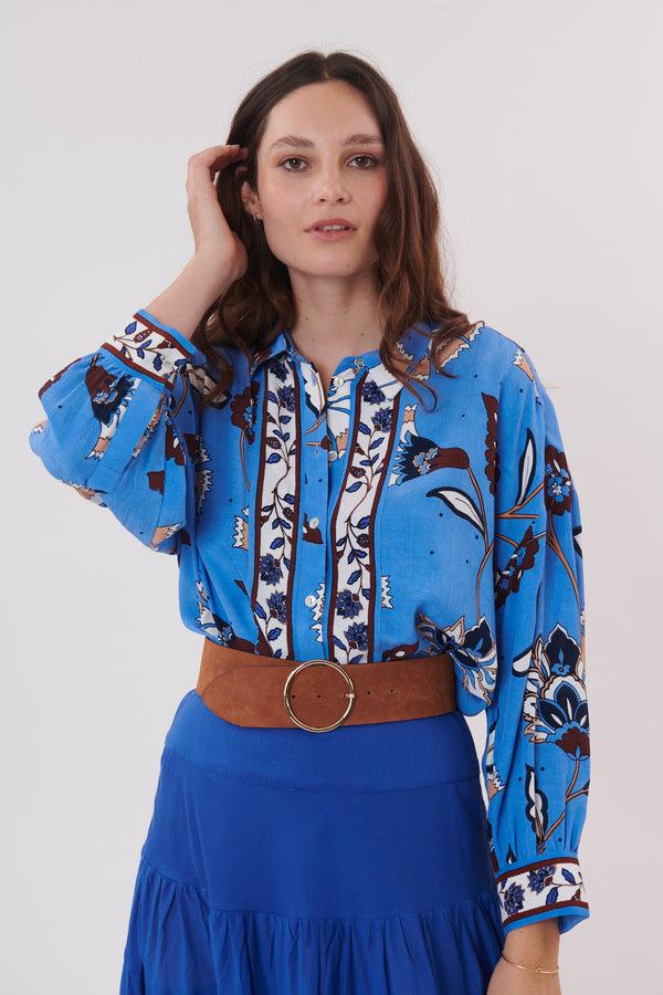 Rene Derhy Chemise Imprimée Manches Longues REINE