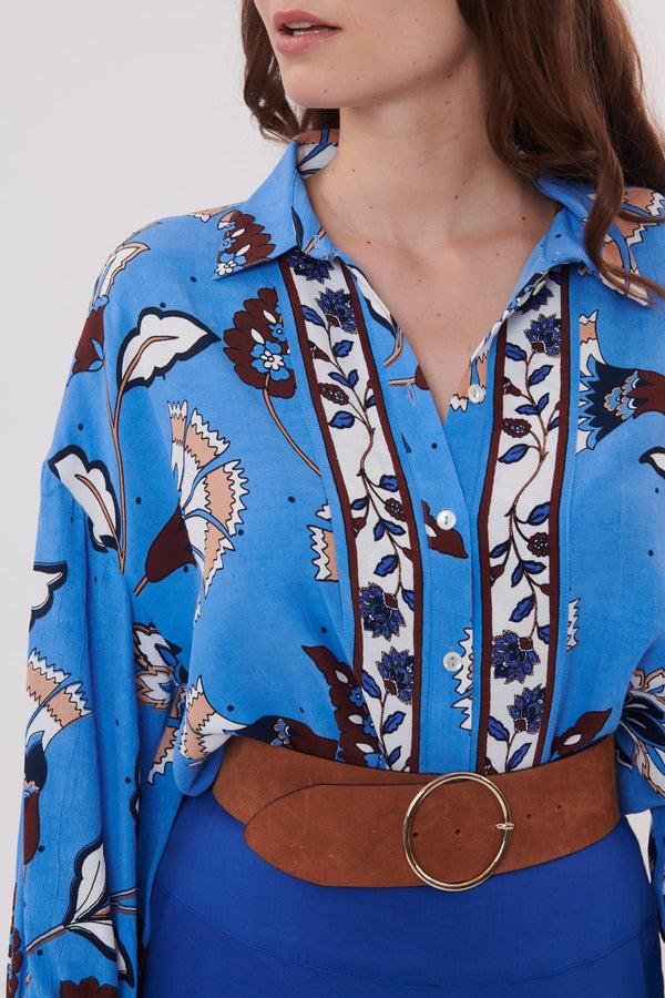 Rene Derhy Chemise Imprimée Manches Longues REINE