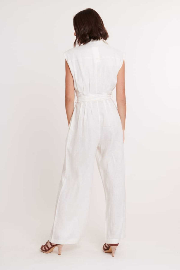 Rene Derhy Combi-pantalon En Lin Uni TANZANI