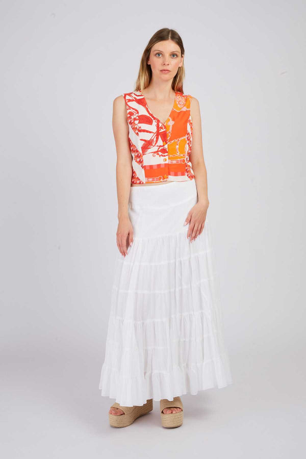 rene derhy Gilet de costume imprimé LUCINDA