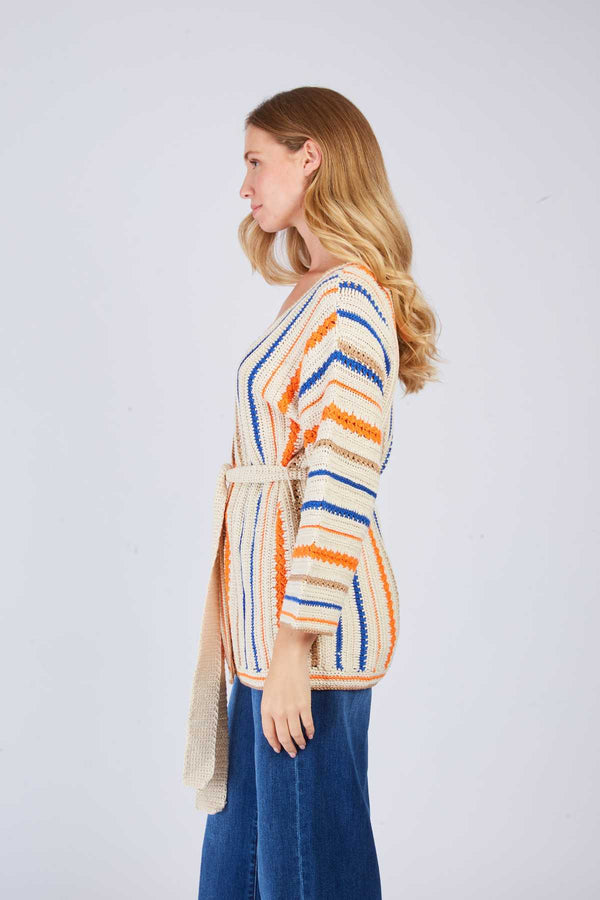 Rene Derhy Gilet Long En Tricot FIRMINE