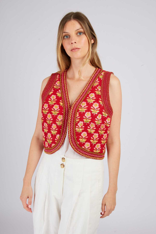 Rene Derhy Gilet Sans Manches Imprimé JOAKIM