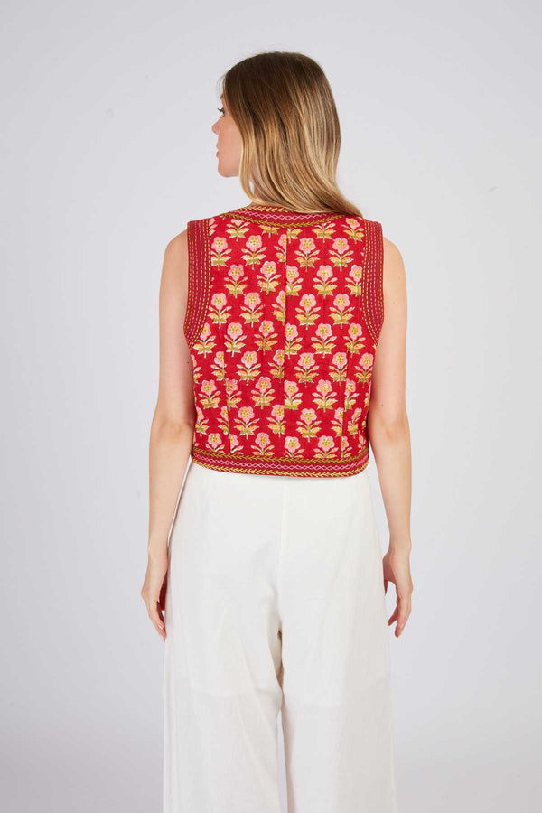 Rene Derhy Gilet Sans Manches Imprimé JOAKIM