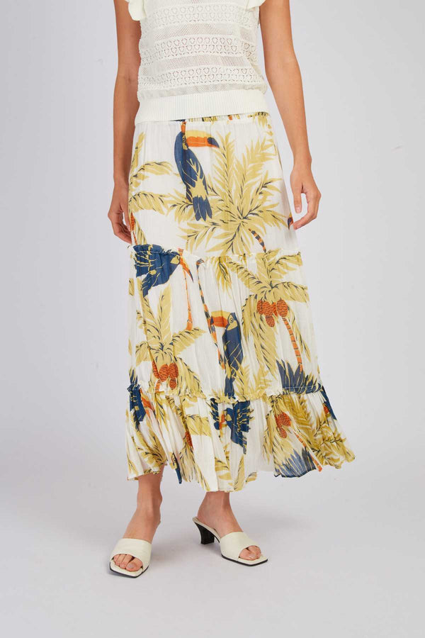 Rene Derhy Jupe Longue Imprimée ADELFIA