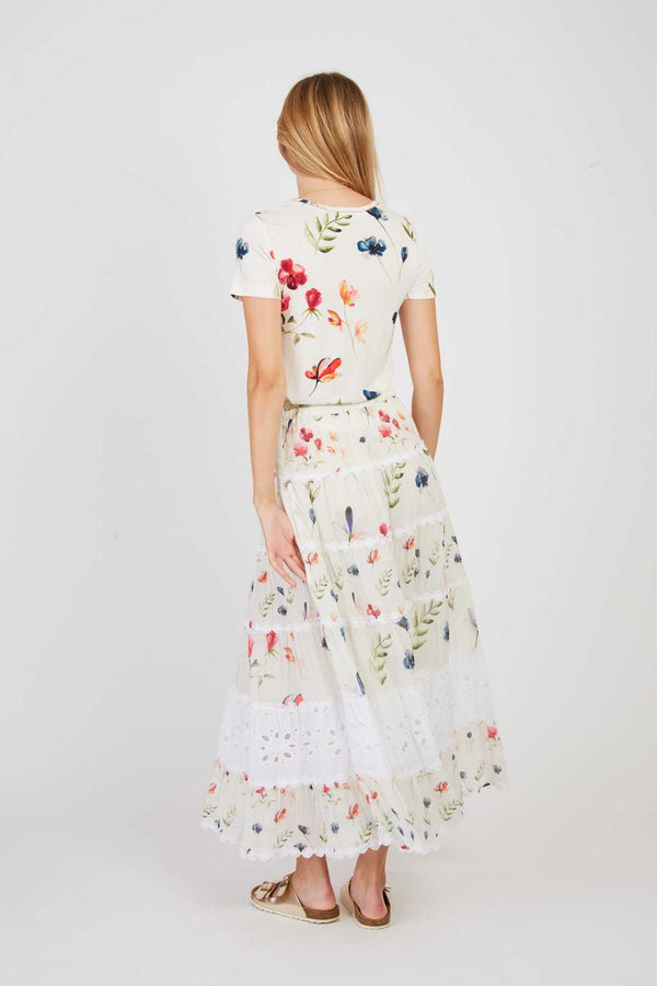 Rene Derhy Jupe Longue Imprimée AIKO