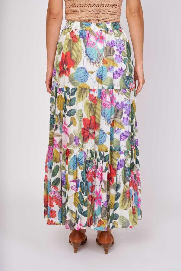 Rene Derhy Jupe Longue Imprimée En Coton FORTUNE